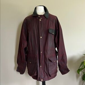Vintage Butgundy Koolah Raincoat